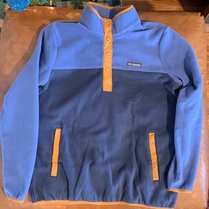 Fleece Pullover Button Columbia Jacket